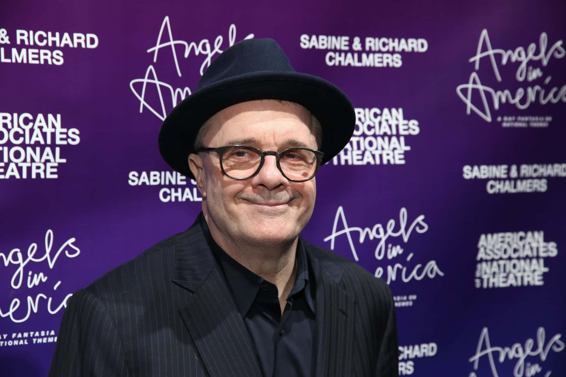 Nathan Lane At The American Airlines Theatre Background
