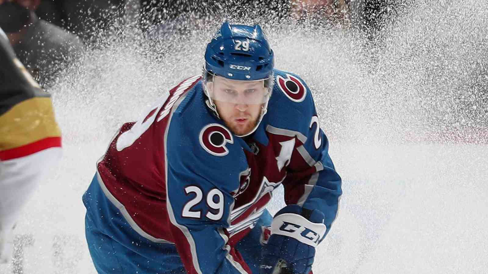 Nathan Mackinnon Ice Hockey Center Background