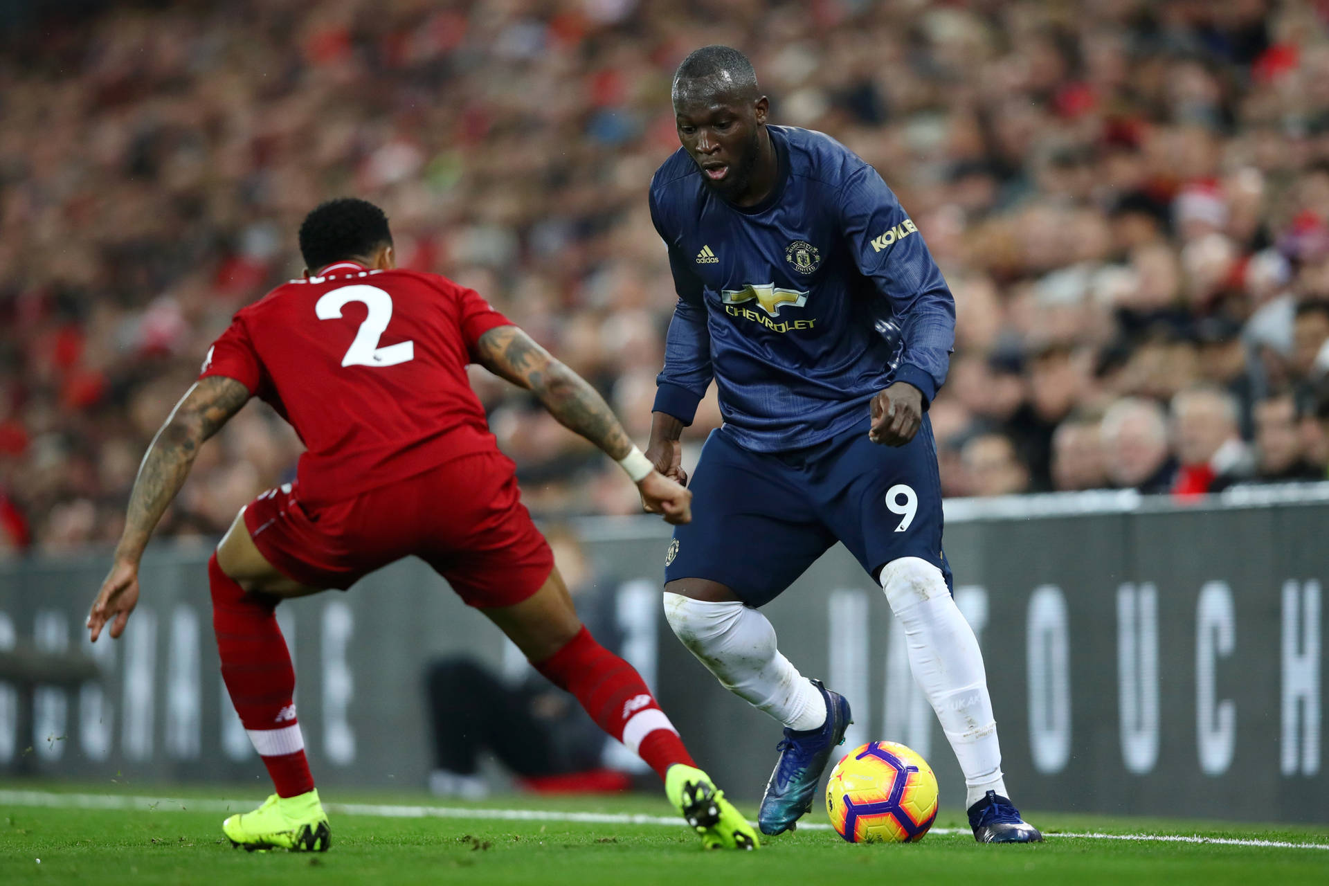 Nathaniel Clyne And Romelu Lukaku