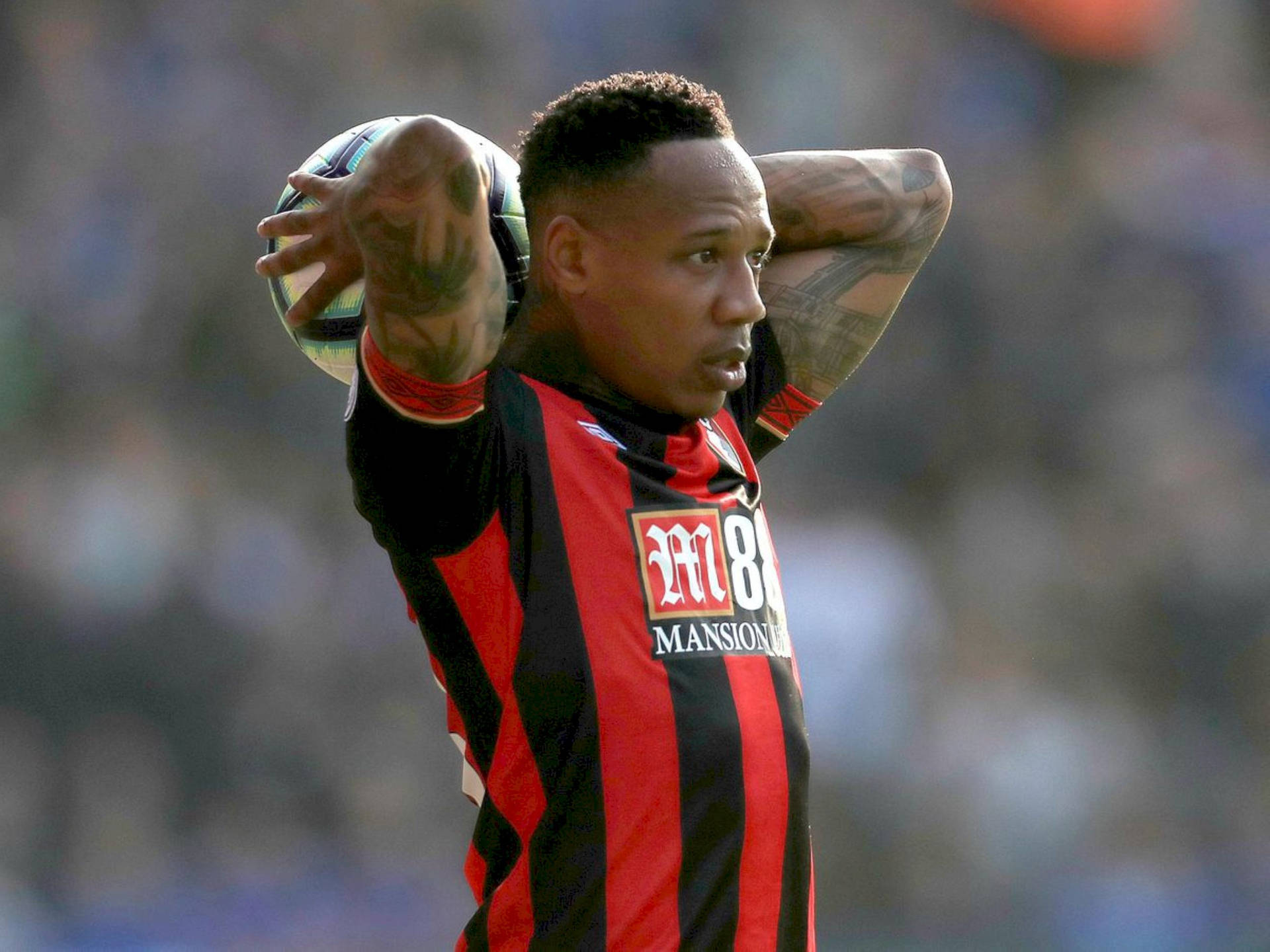 Nathaniel Clyne Ball Behind Head Background