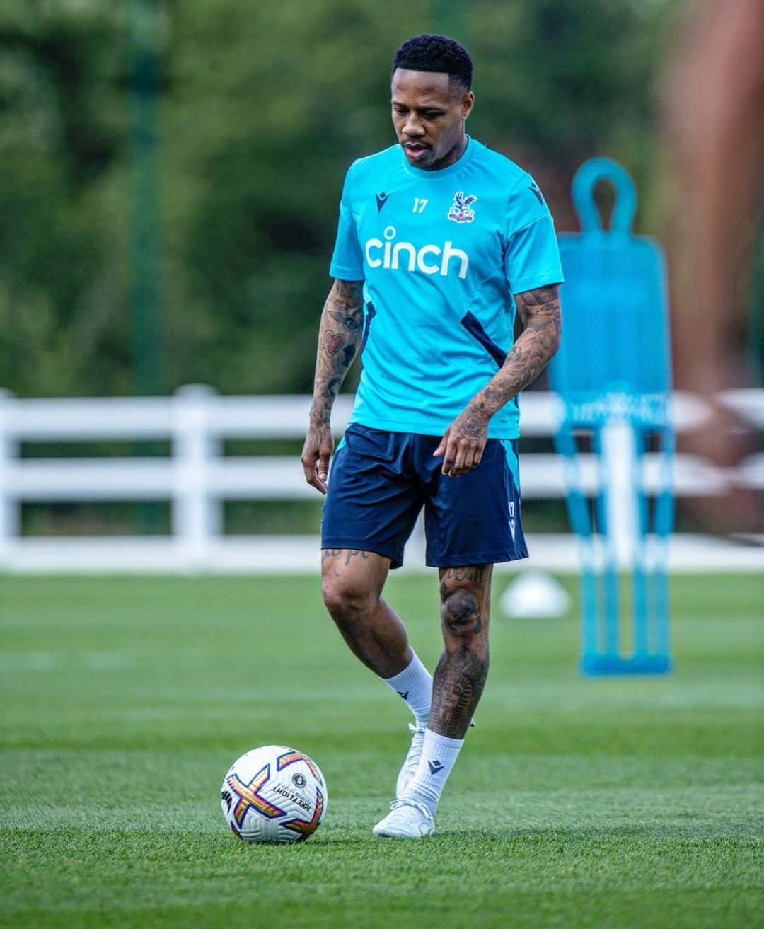 Nathaniel Clyne Blue Jersey Full Body