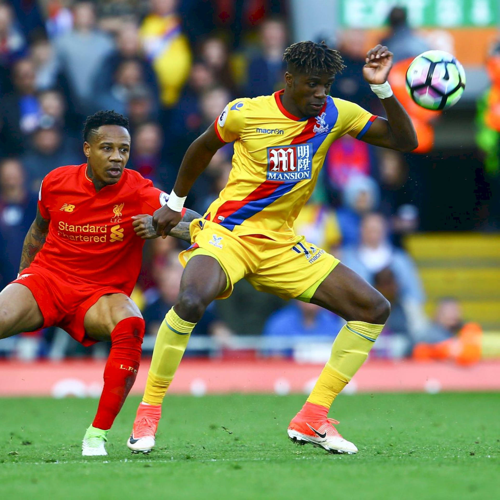 Nathaniel Clyne In A Duel On The Field