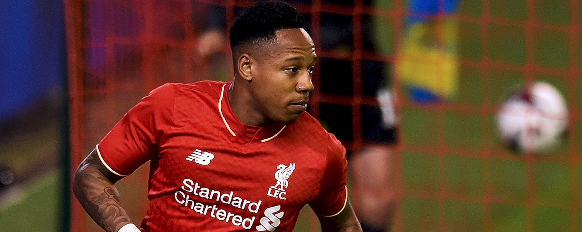 Nathaniel Clyne In Front Of Net