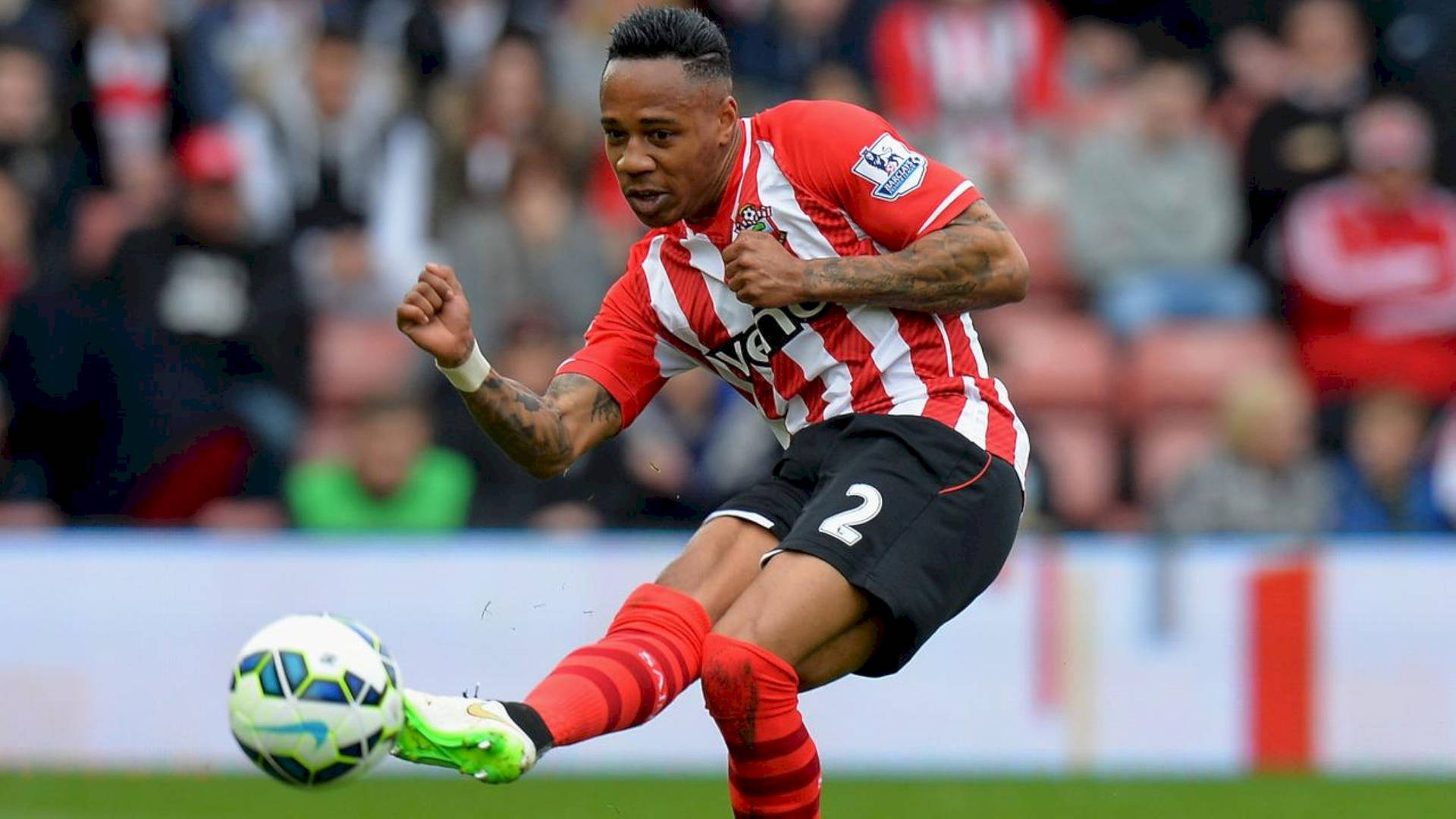 Nathaniel Clyne Kicking A Ball