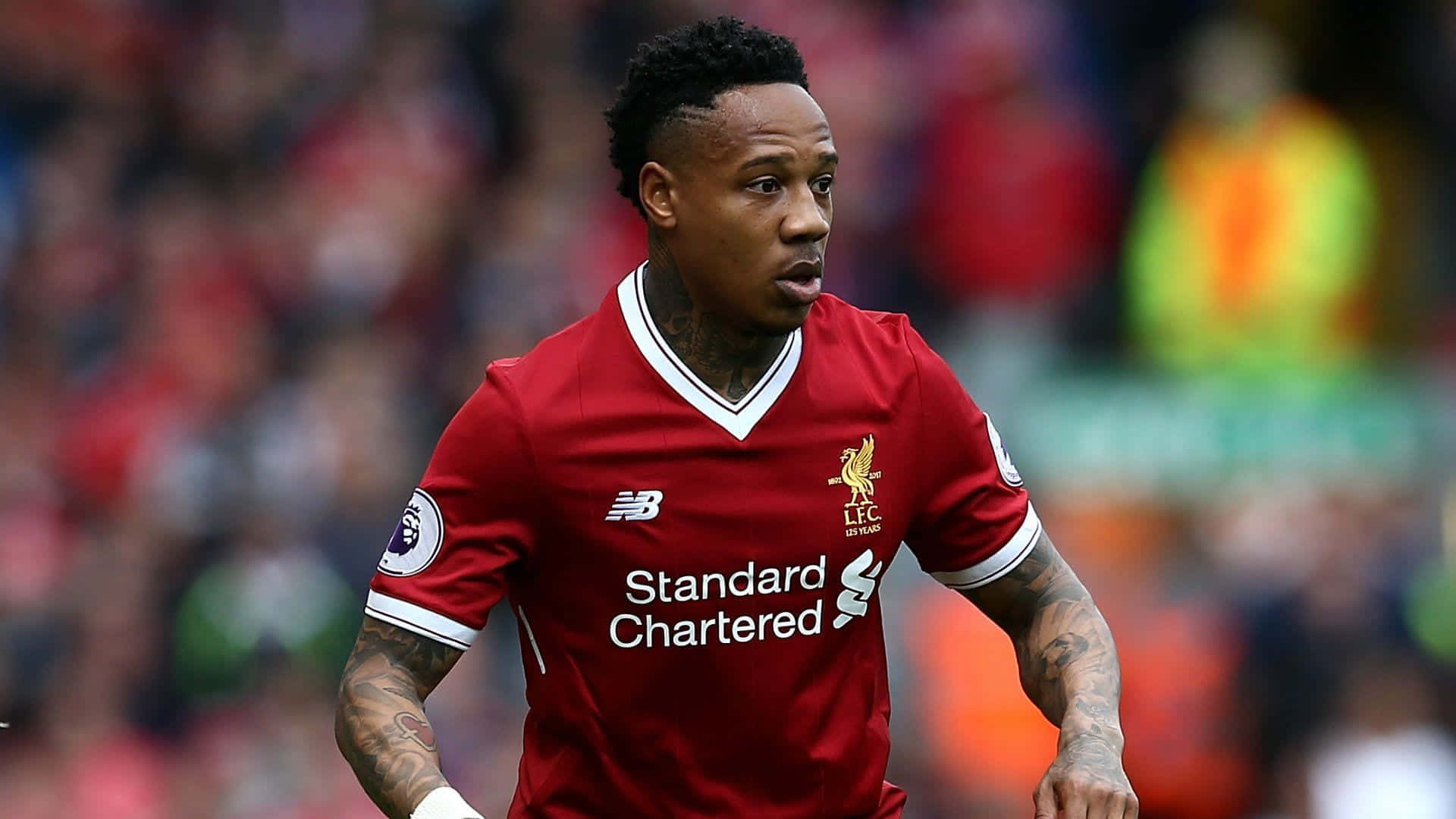 Nathaniel Clyne Looking To His Left