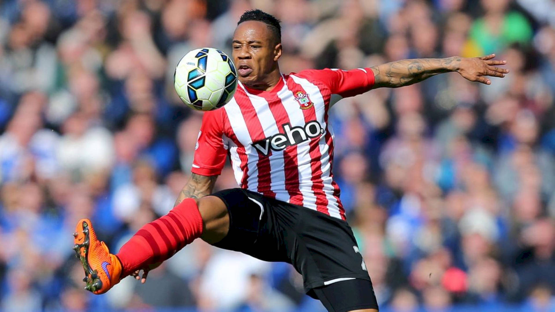 Nathaniel Clyne Playing Football Background