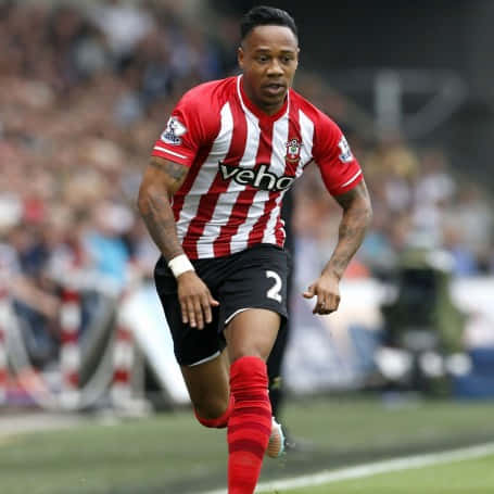 Nathaniel Clyne Running Front View Background