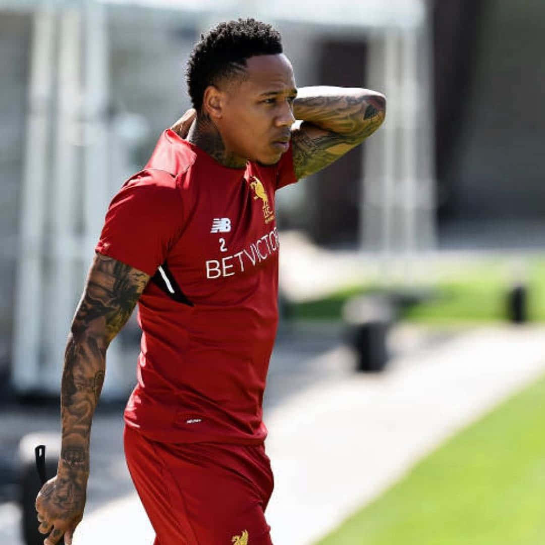 Nathaniel Clyne Scratching His Back