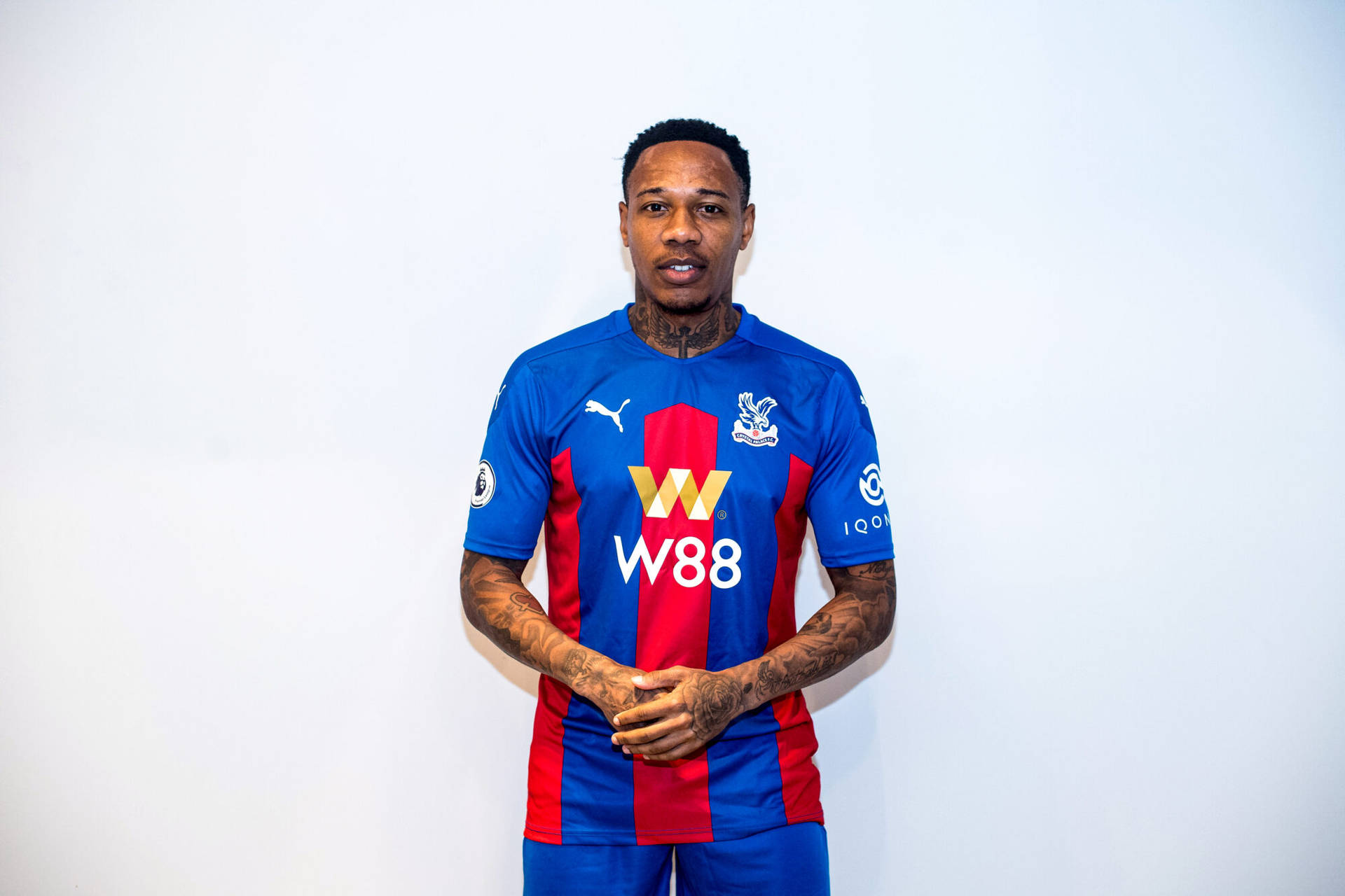 Nathaniel Clyne With White Background Background