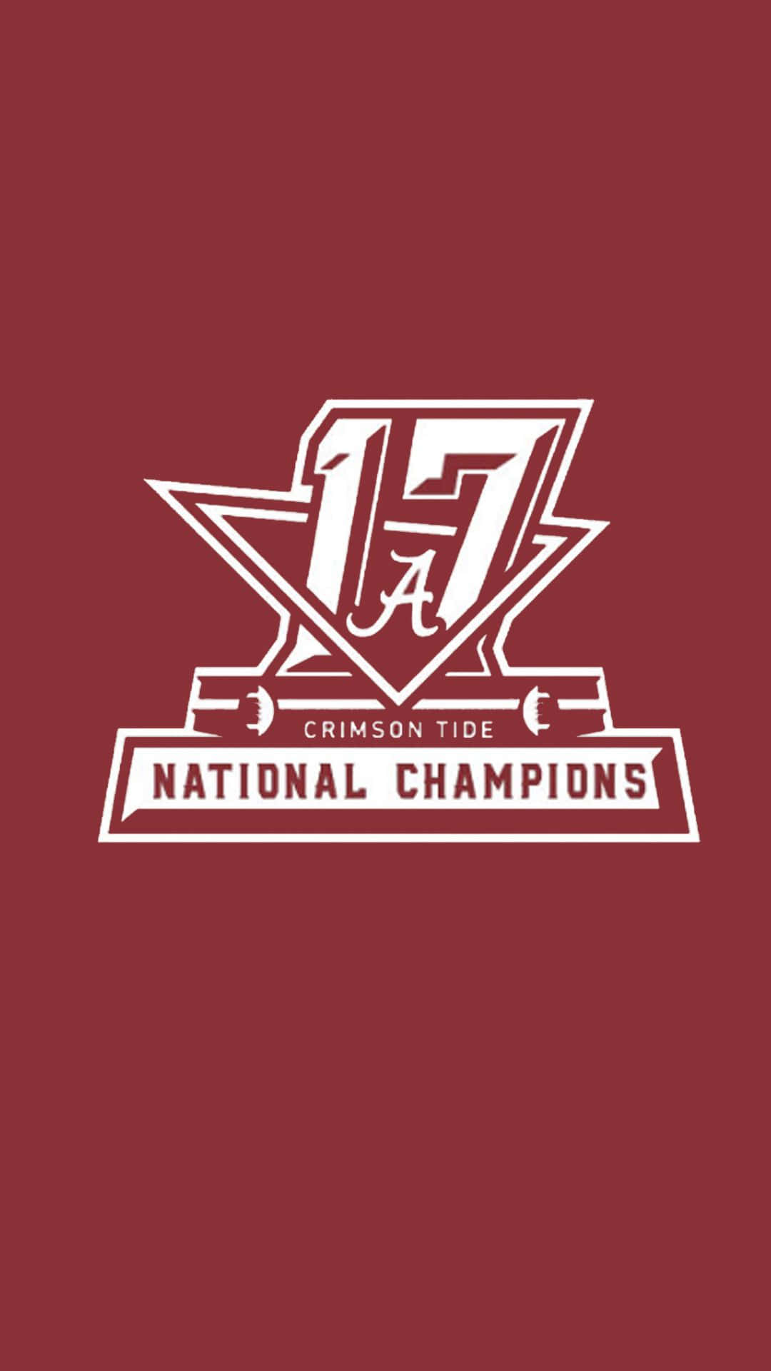 National Champions Alabama Football Logo Background