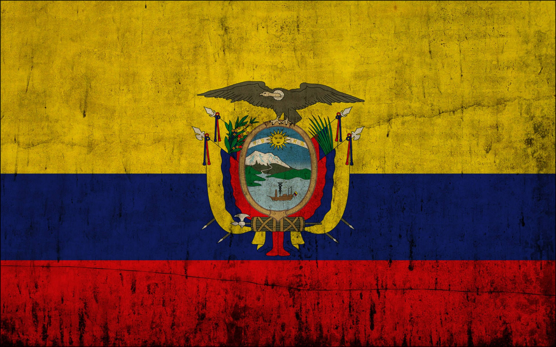 National Flag Of Ecuador