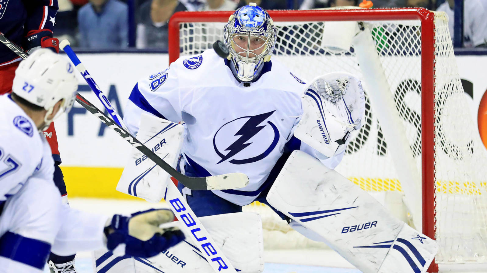 National Hockey League Goaltender Andrei Vasilevskiy Background