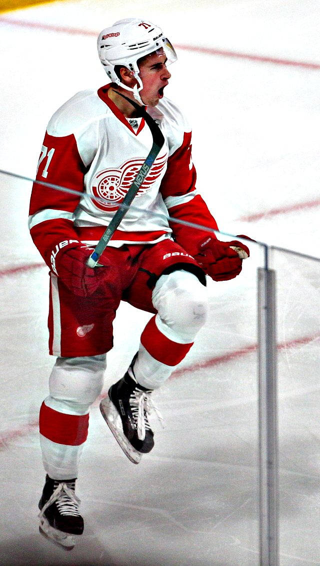 National Hockey Player Dylan Larkin Background