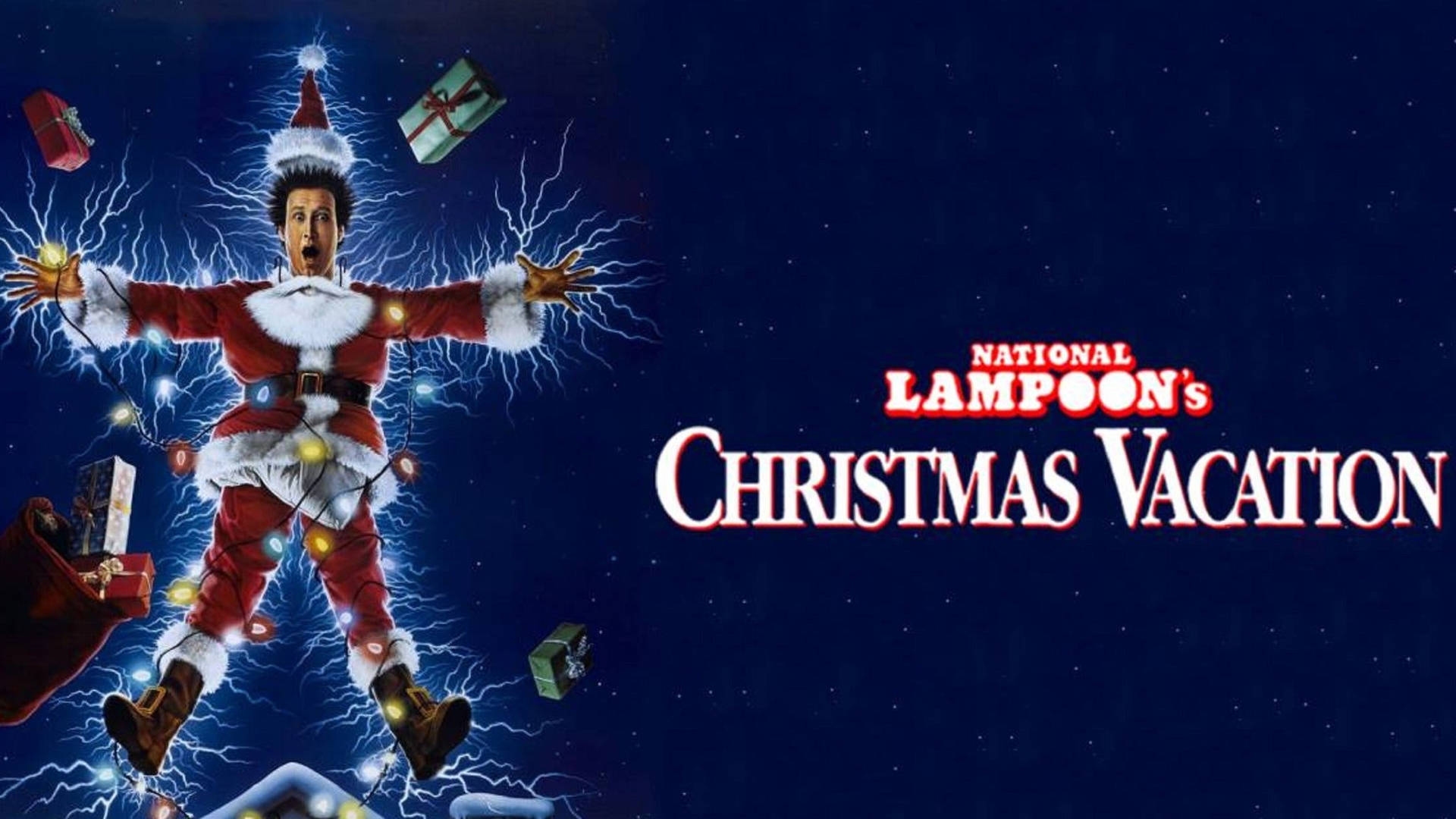 National Lampoons Christmas Vacation Movie Poster Background
