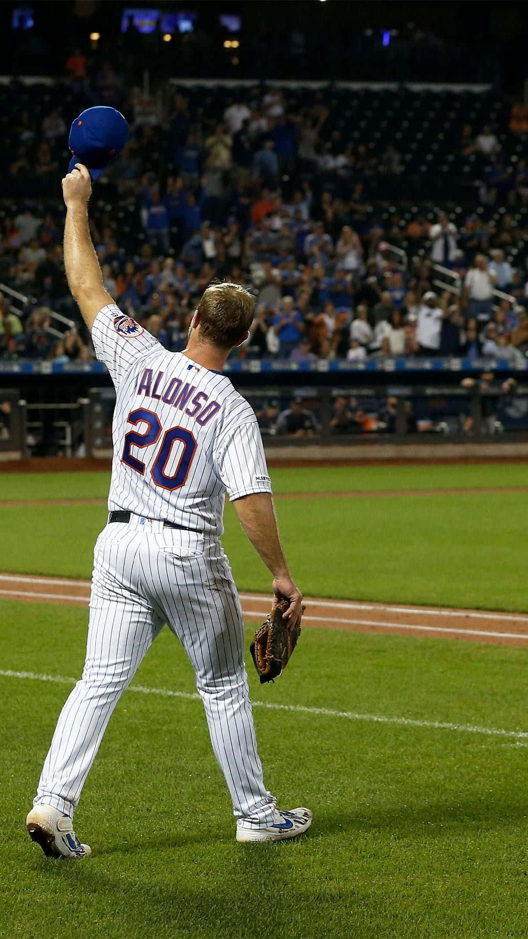 National League Home Run Leader Pete Alonso Background