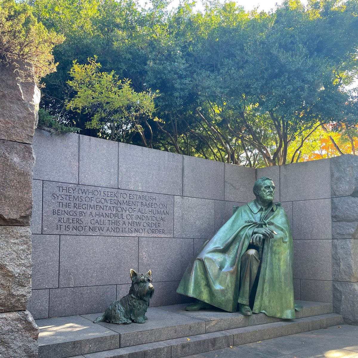 National Mall Roosevelt Memorial Background