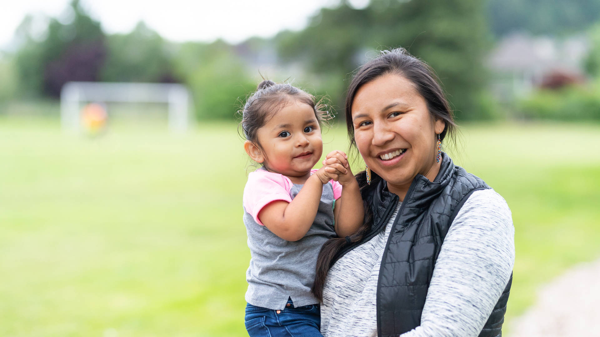 Native American Mother And Daughter