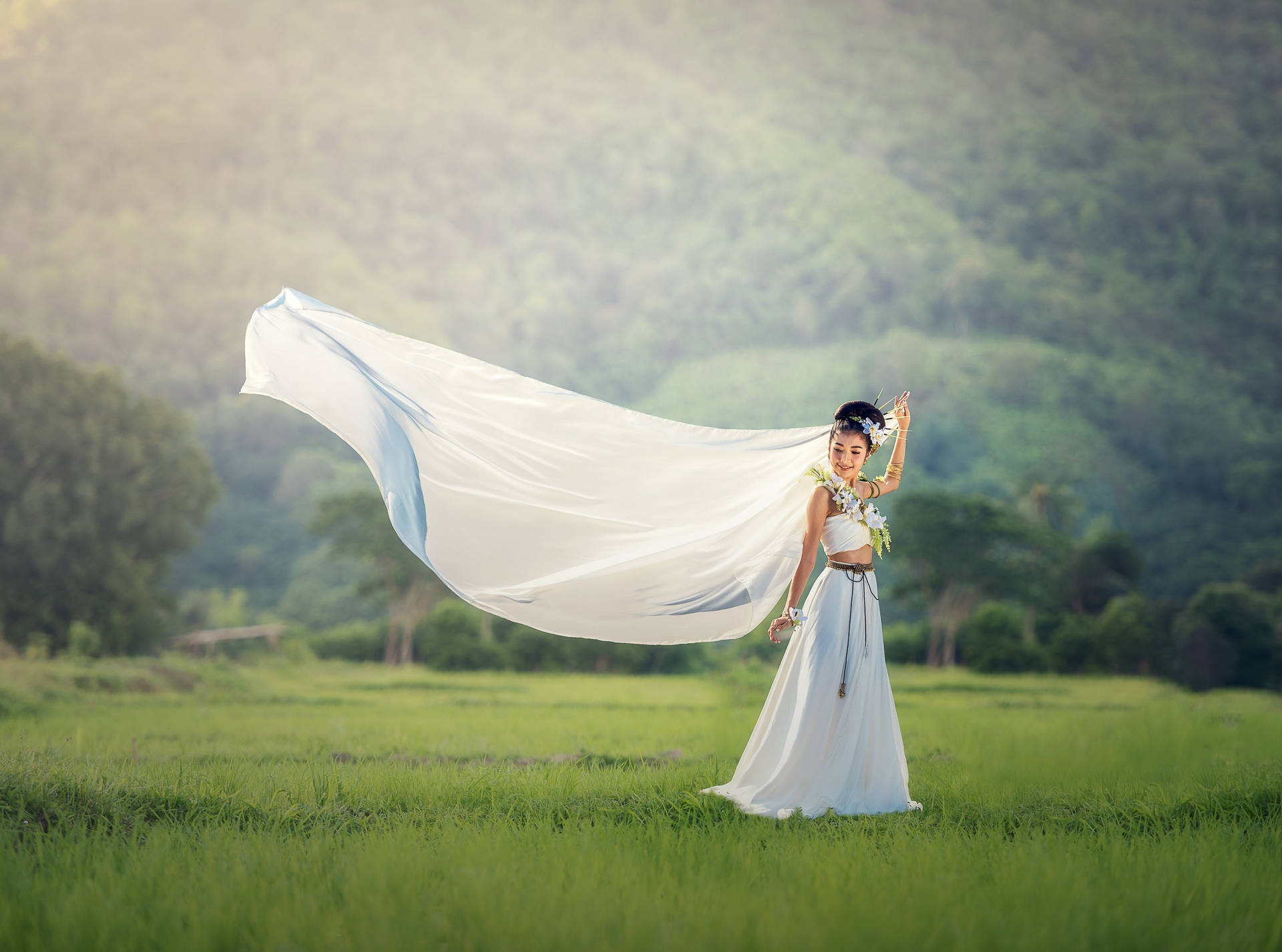 Native Wedding Dress Background