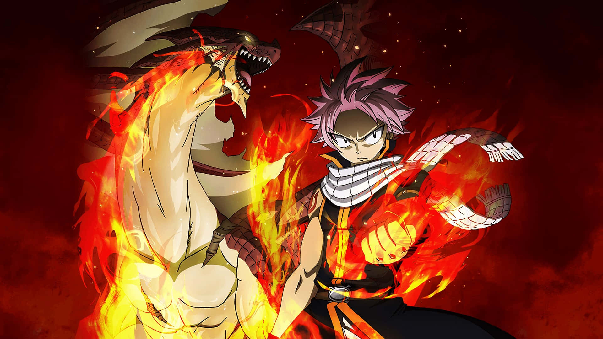 Natsu Dragneel - Fiery Fairy Tail Mage Background