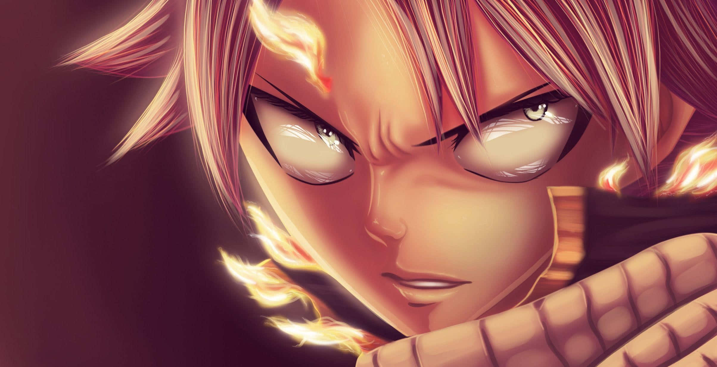 Natsu Dragneel Unleashing His Power