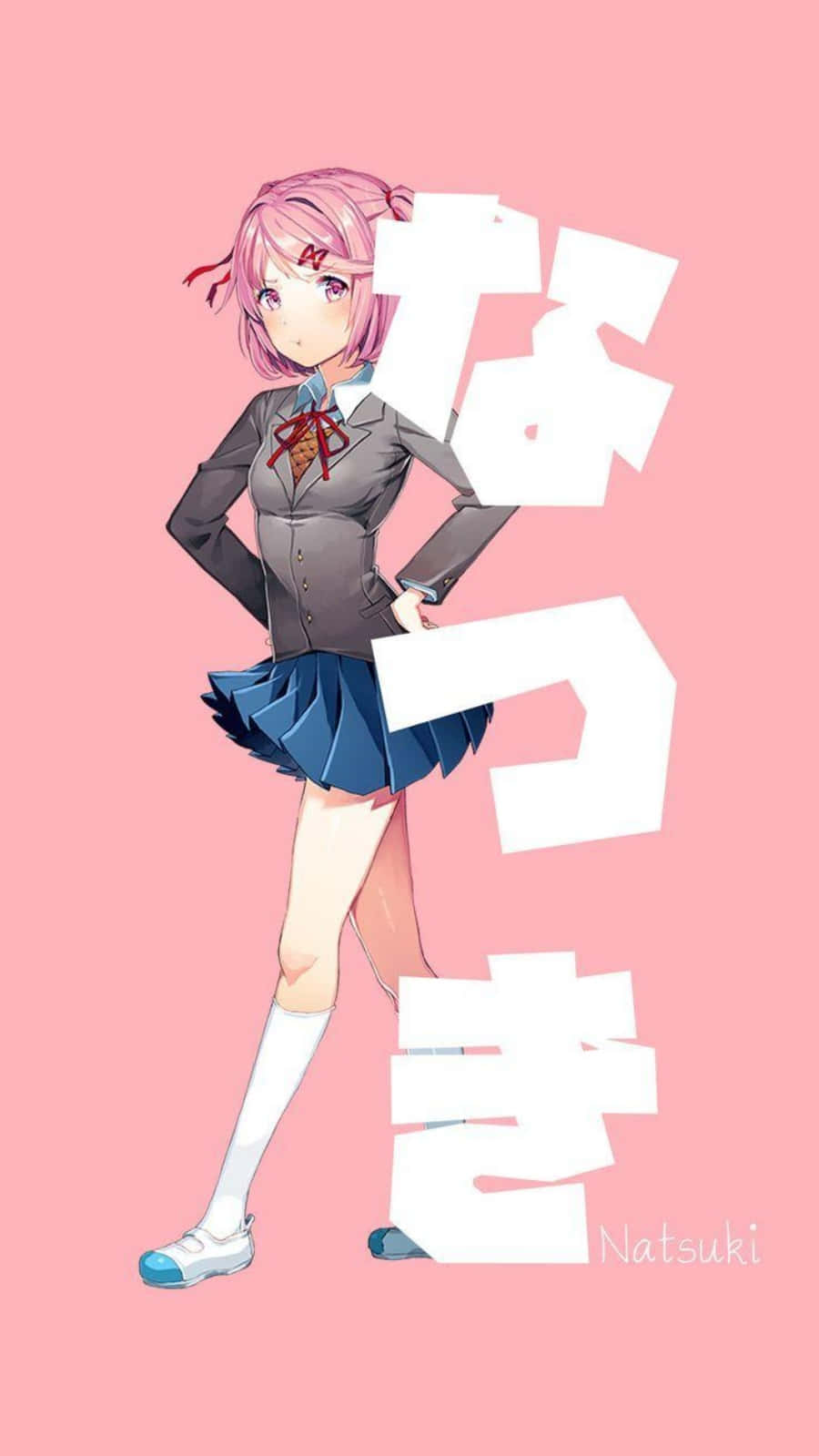 Natsuki Ddlc Background Phone Hd Background