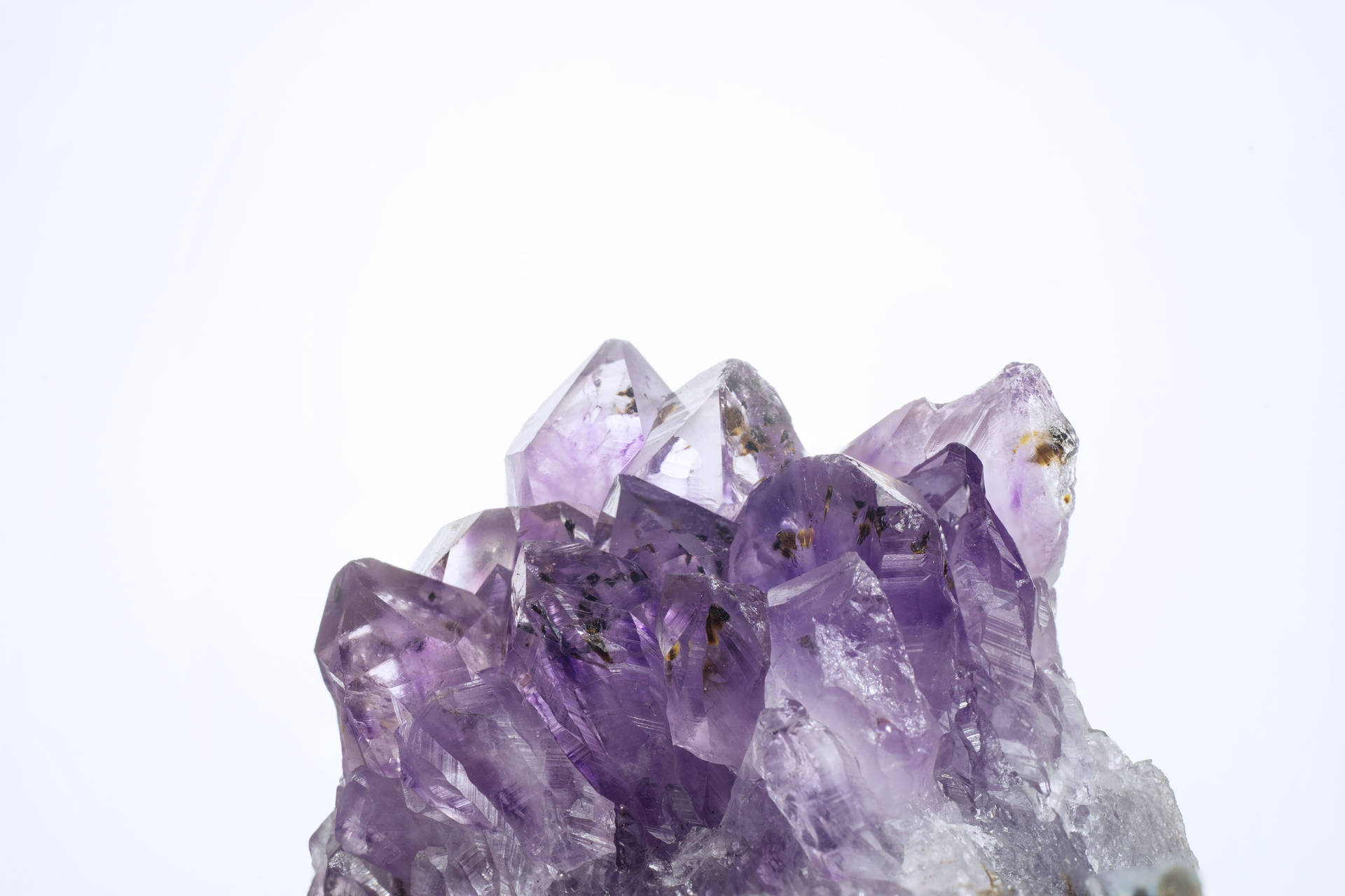 Natural Amethyst Shard Background