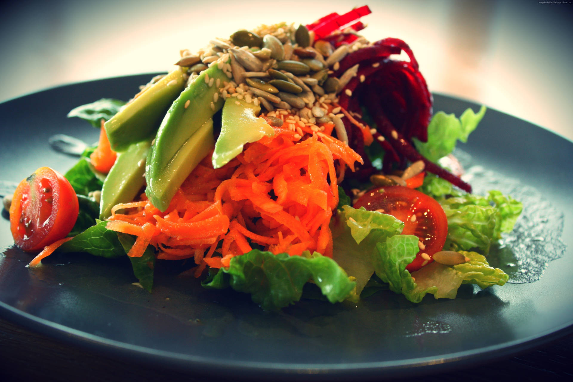 Natural And Healthy Avocado Salad Recipe