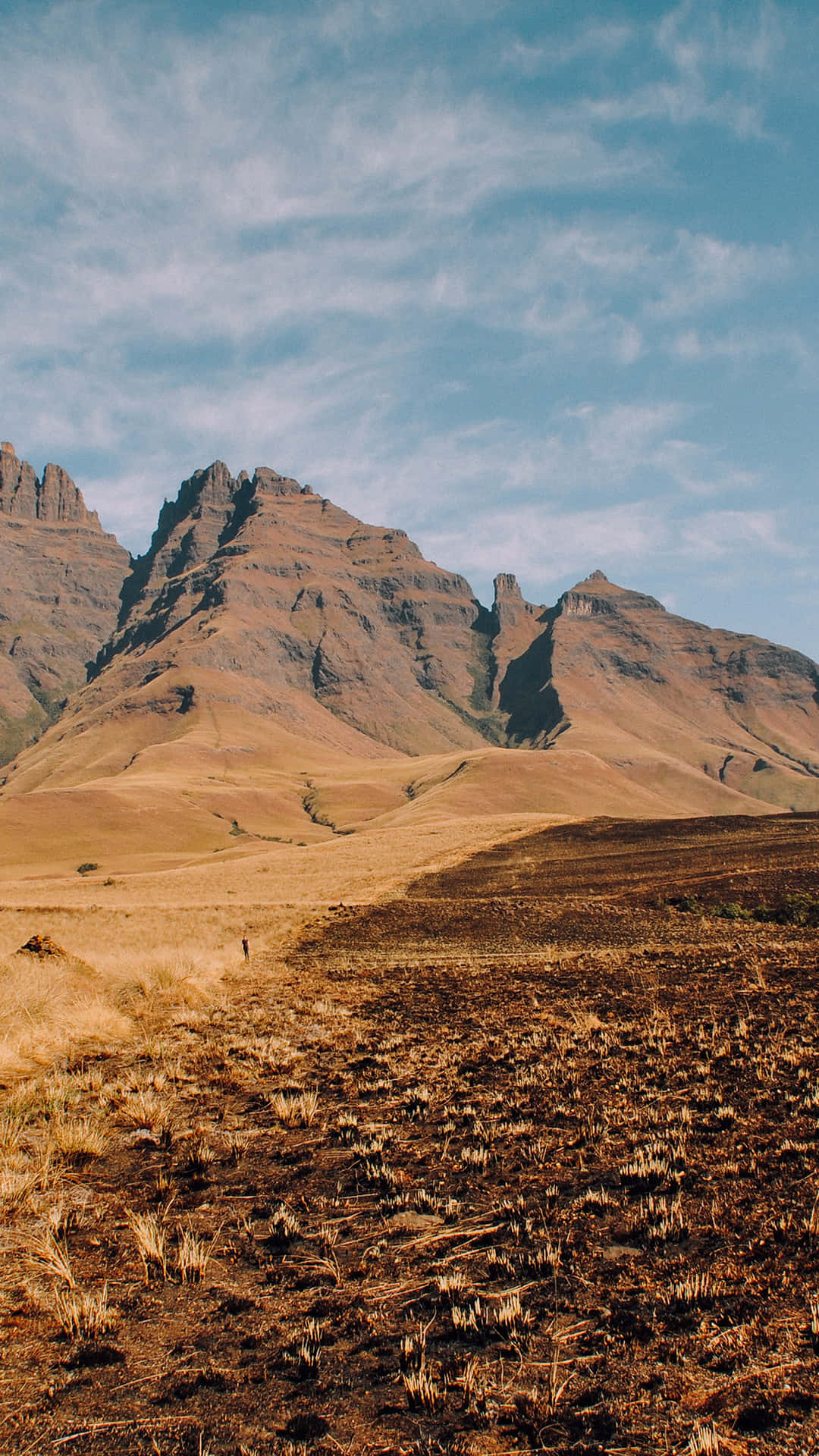 Natural Earth Soil Hoggar Mountains Background