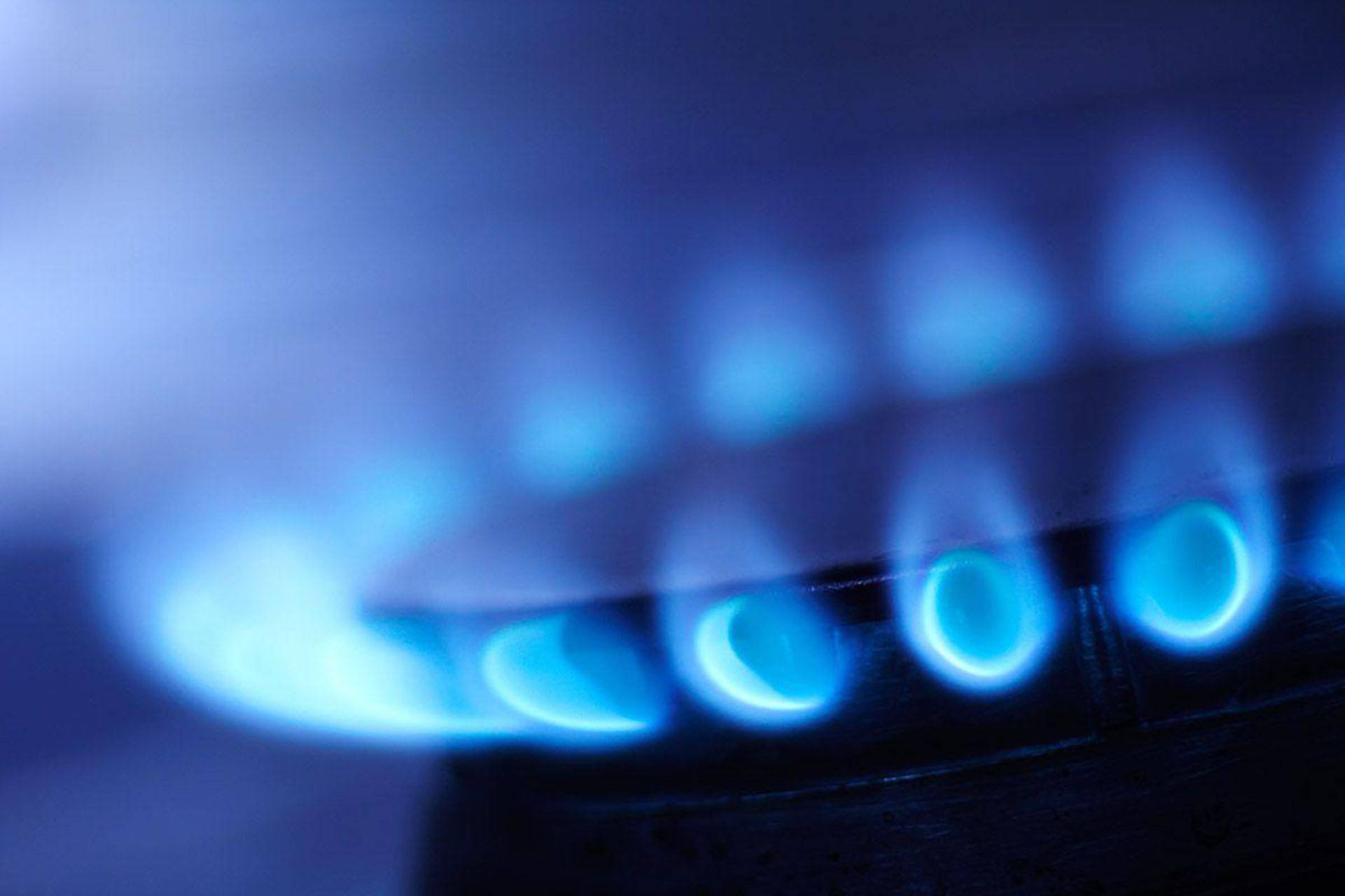 Natural Gas Blue Flame Background