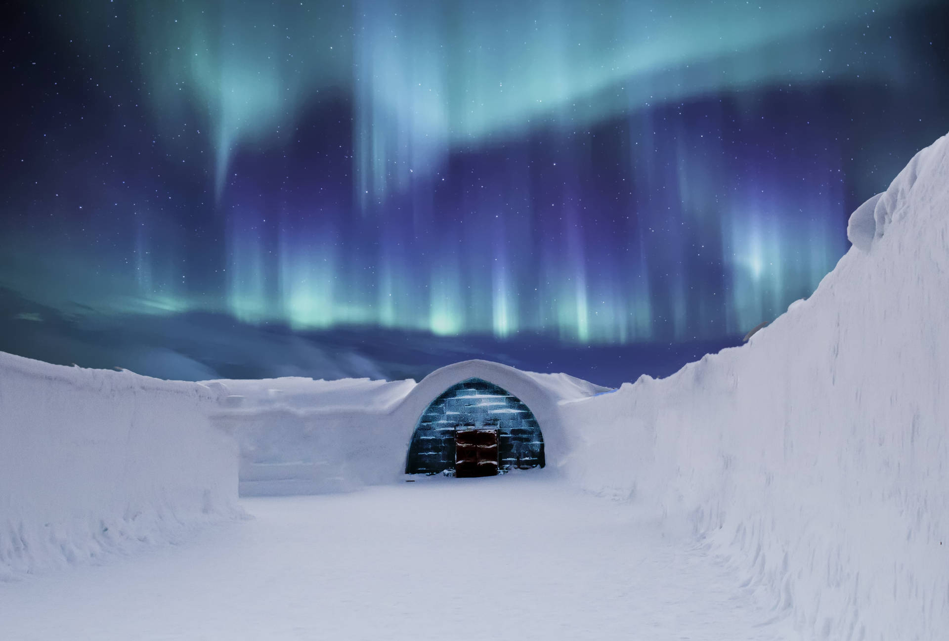 Nature 4k Igloo Background