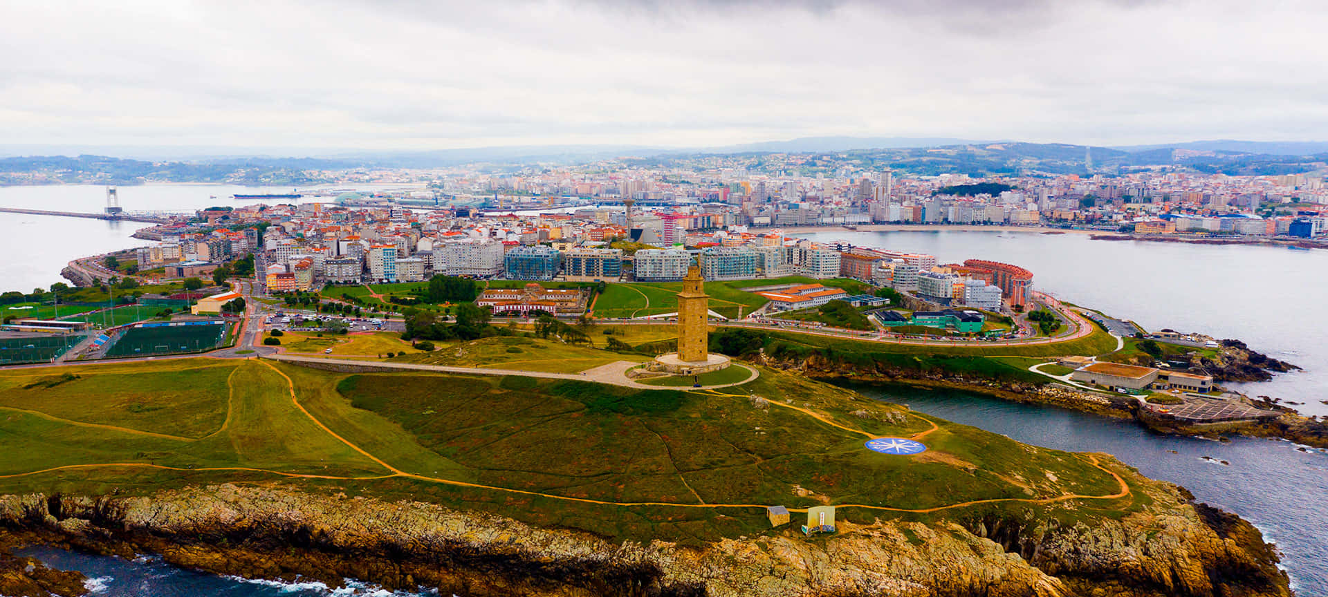 Nature And Urban Corunna Background