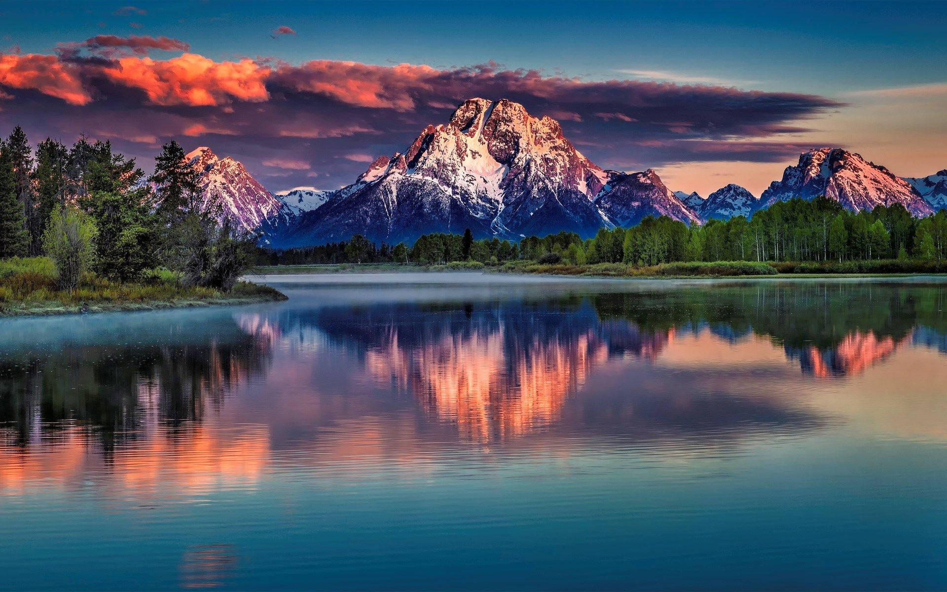 Nature Computer Grand Teton National Park Background