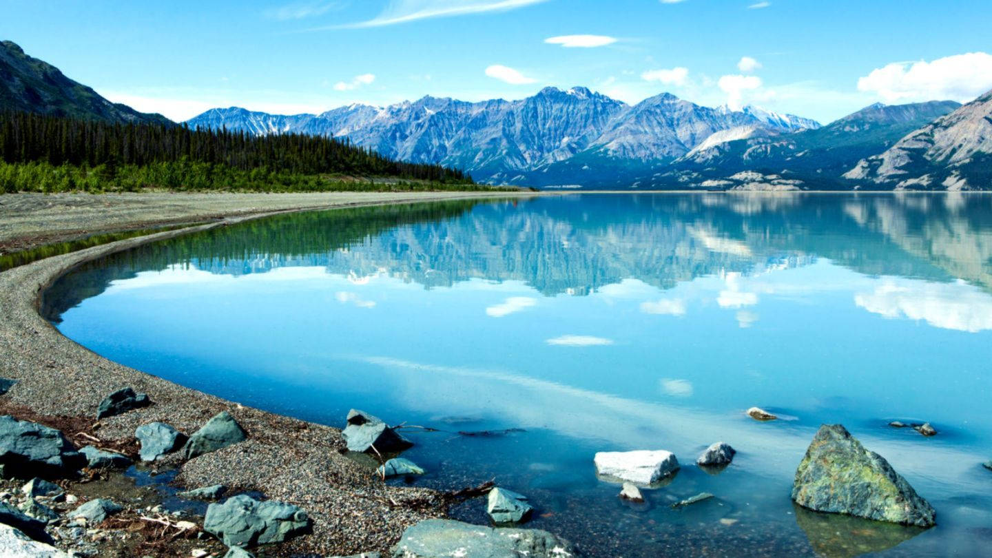 Nature Computer Kluane Lake