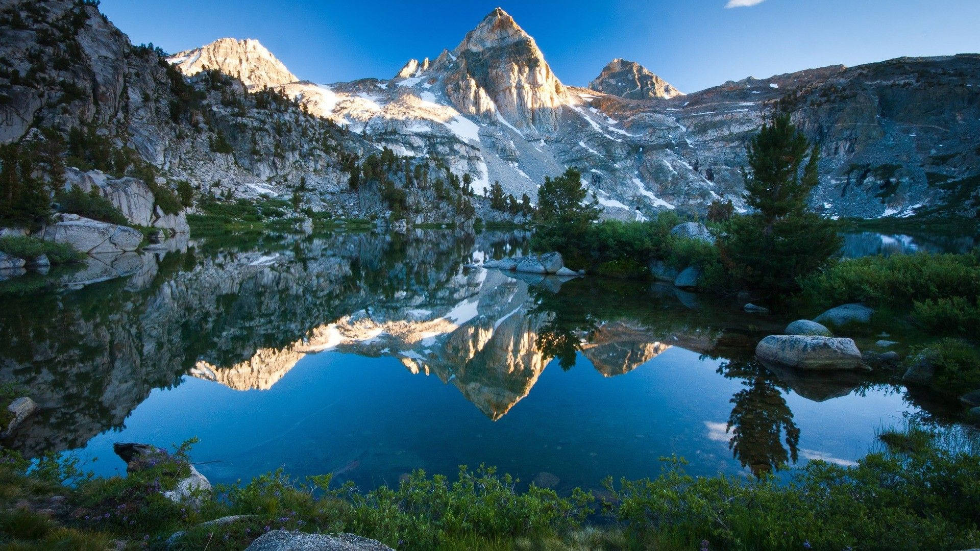 Nature Computer Rocky Mountains Background