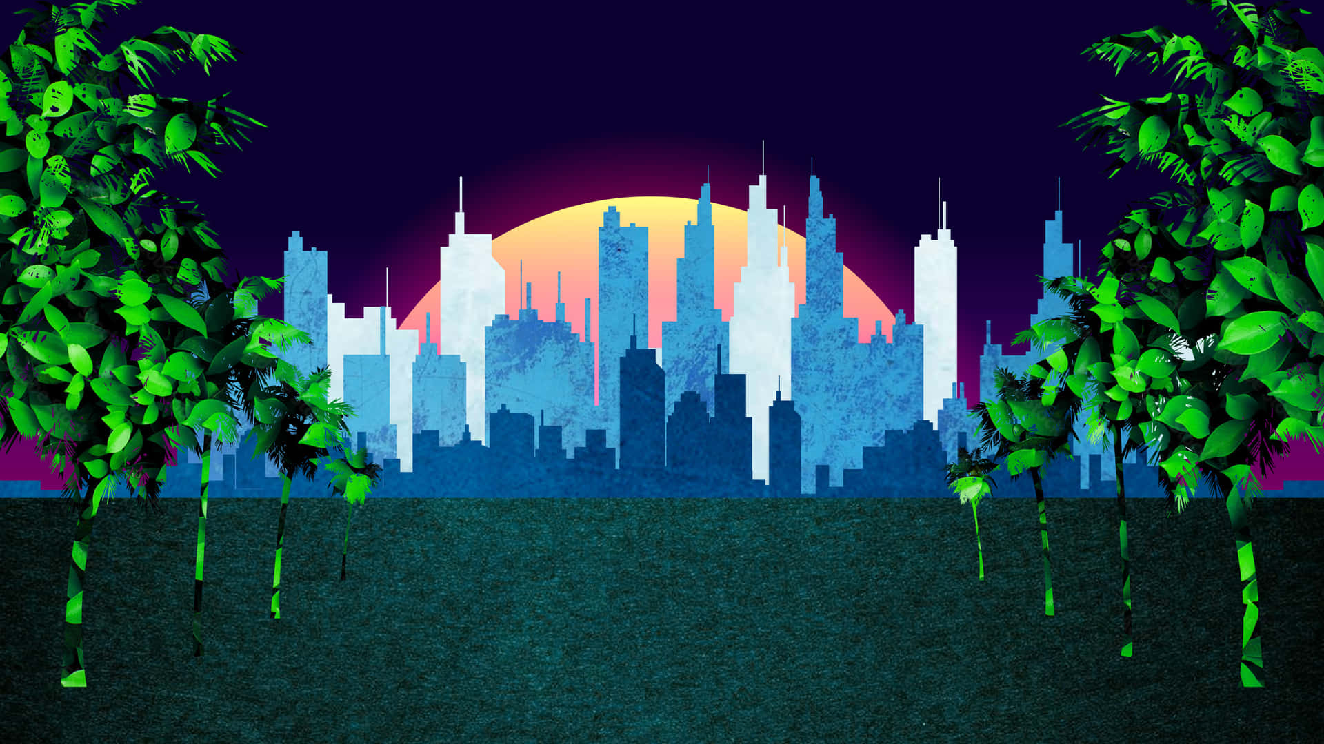 Nature Vs Urban 5k Desktop Background