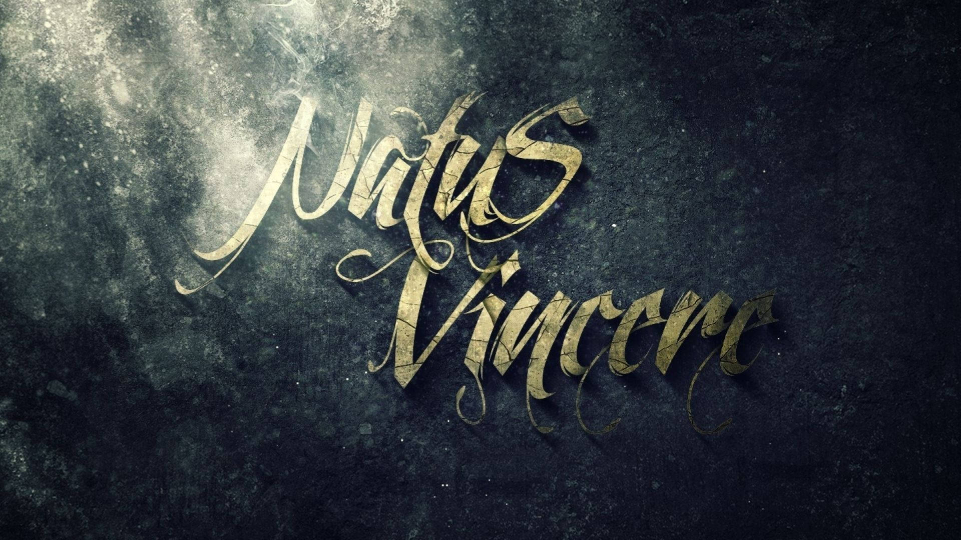Natus Vincere Classic Calligraphy Background