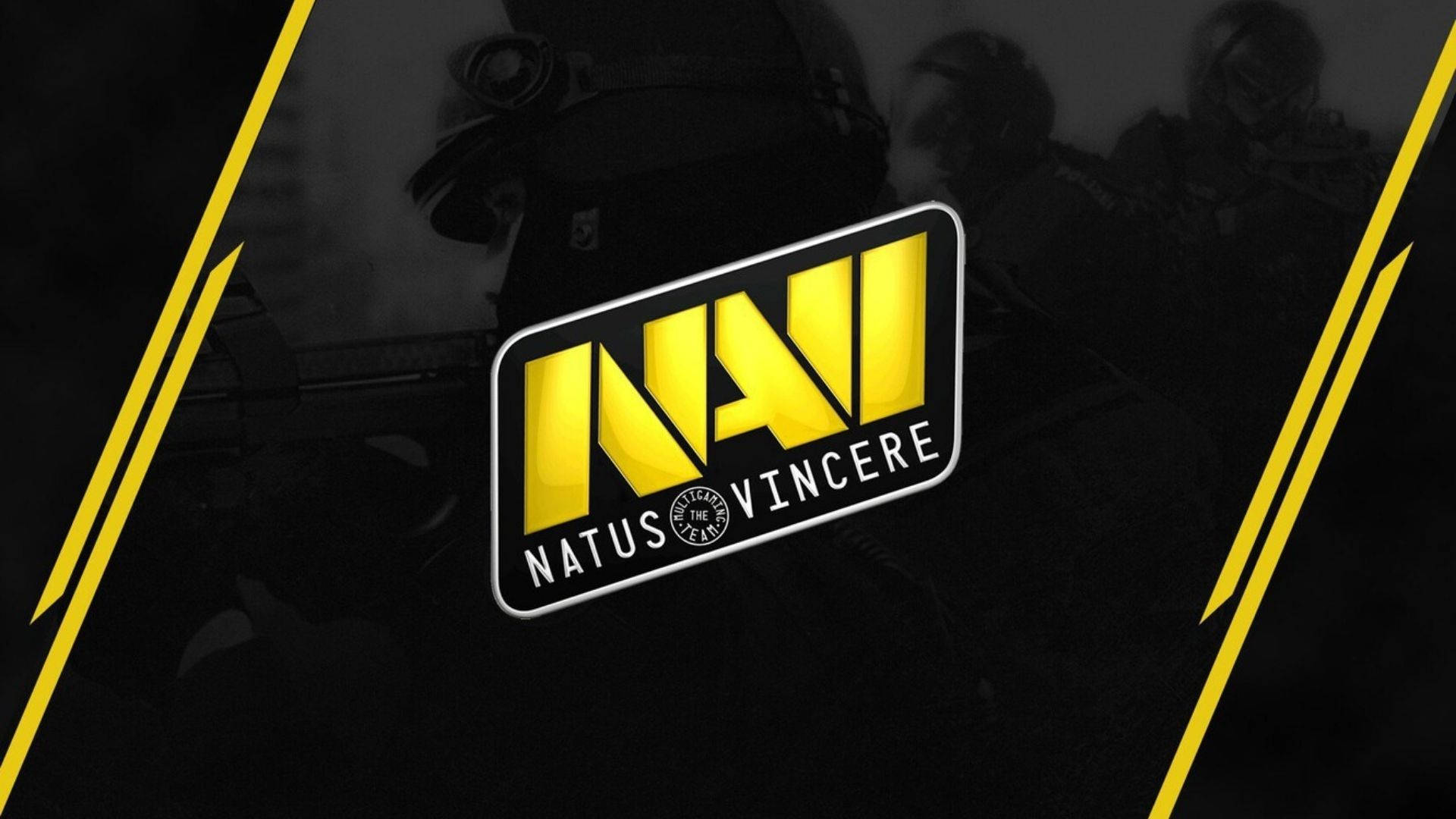 Natus Vincere Logo With Soldiers Background