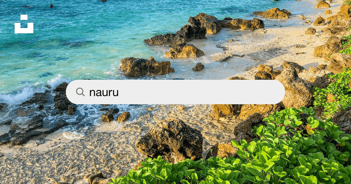 Nauru On Search Engine Tab Background