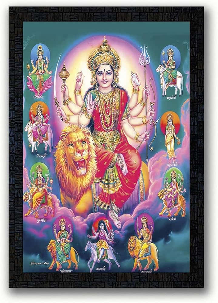 Nav Durga Religious Artwork