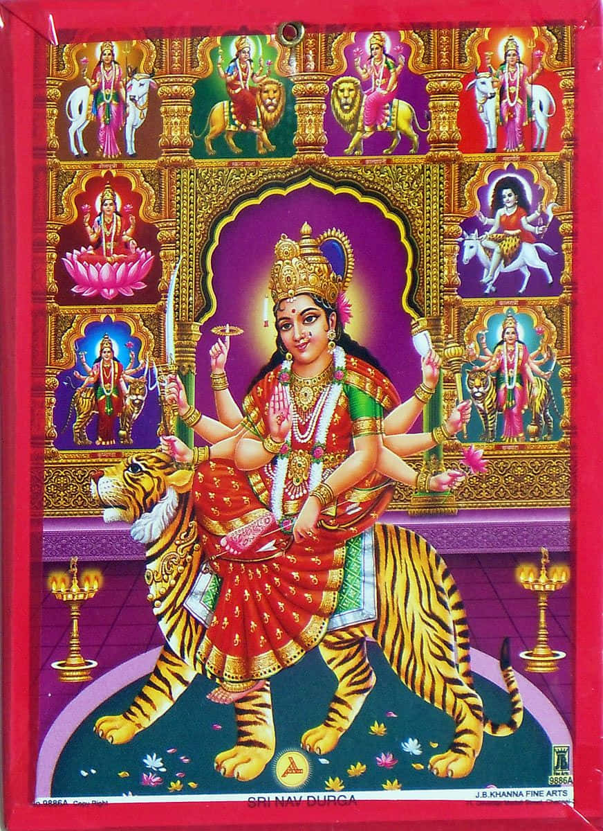 Nav Durga Religious Artwork