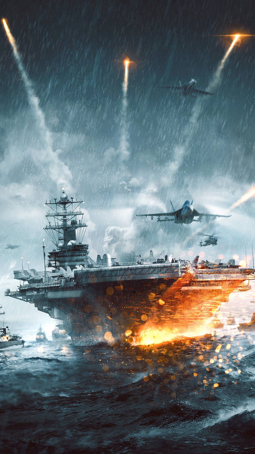 Naval Ship In Battlefield 4 Phone Background