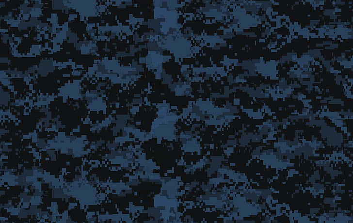 Navy Blue Camouflage Pattern Background