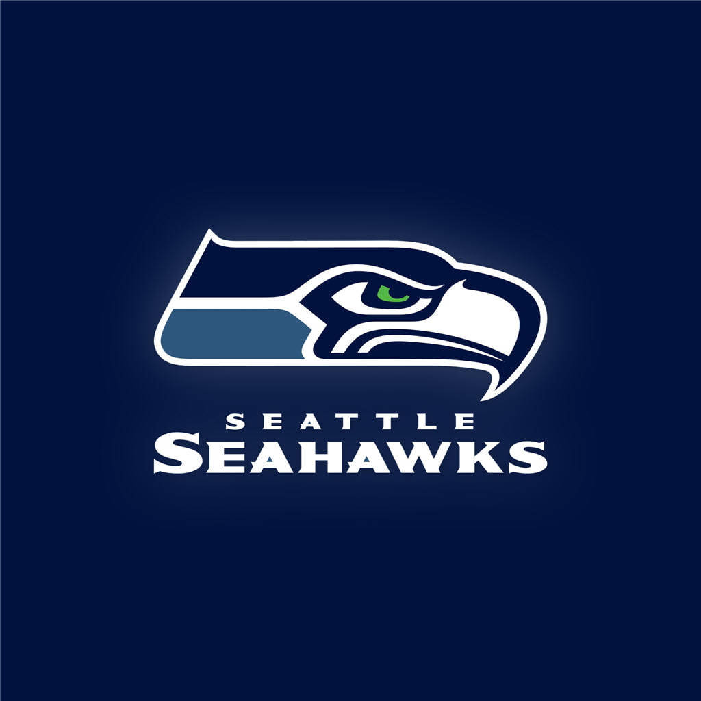 Navy Blue Seattle Seahawks Logo Background