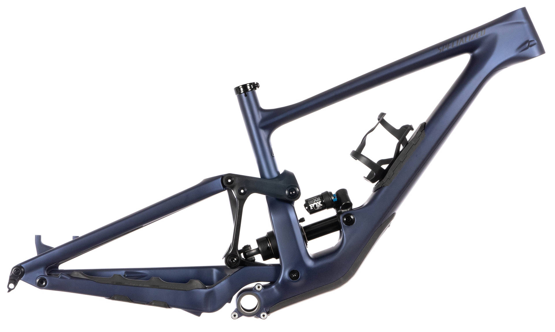 Navy Blue Specialized Bike Frame Background