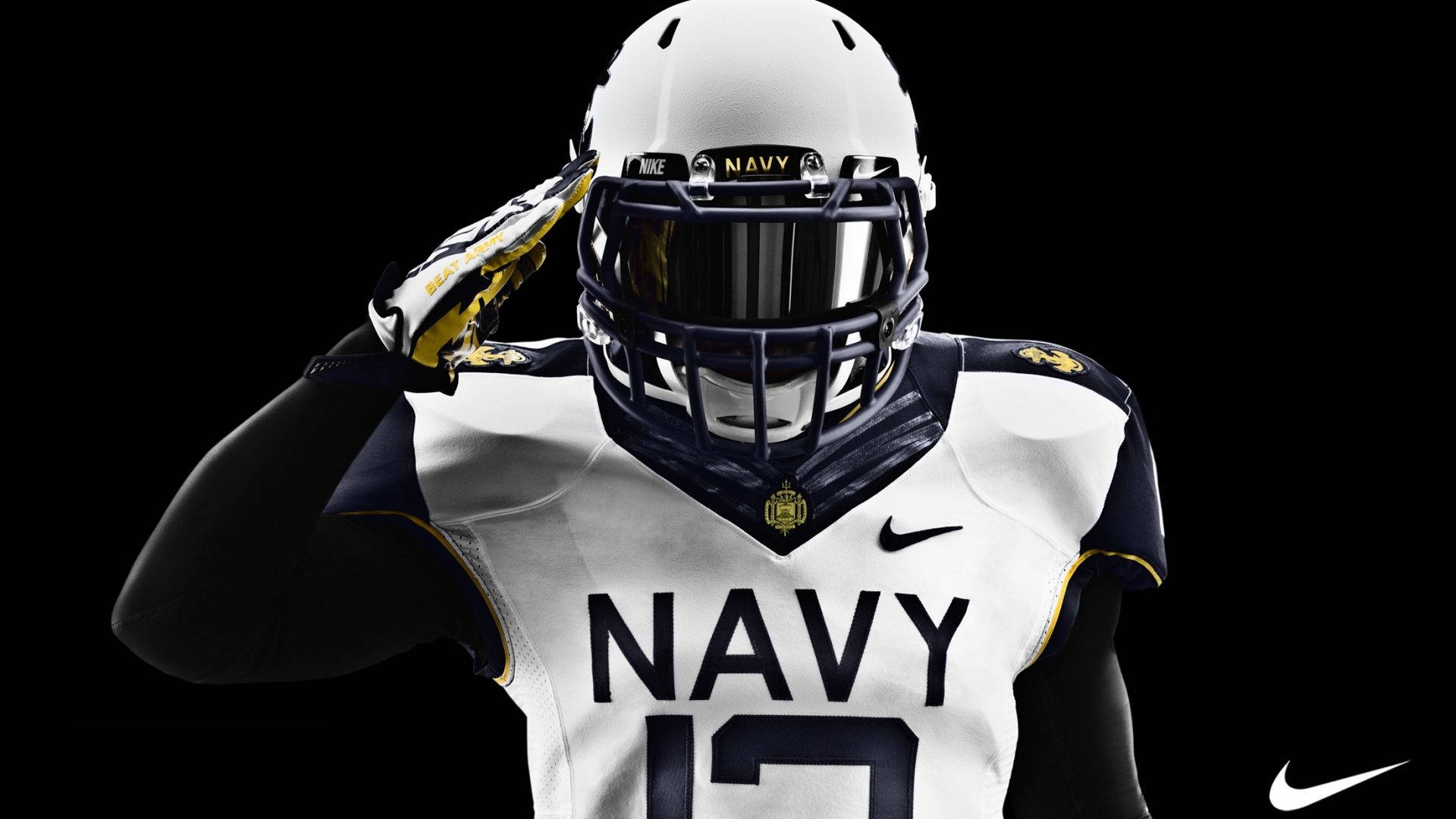 Navy College Football Player
