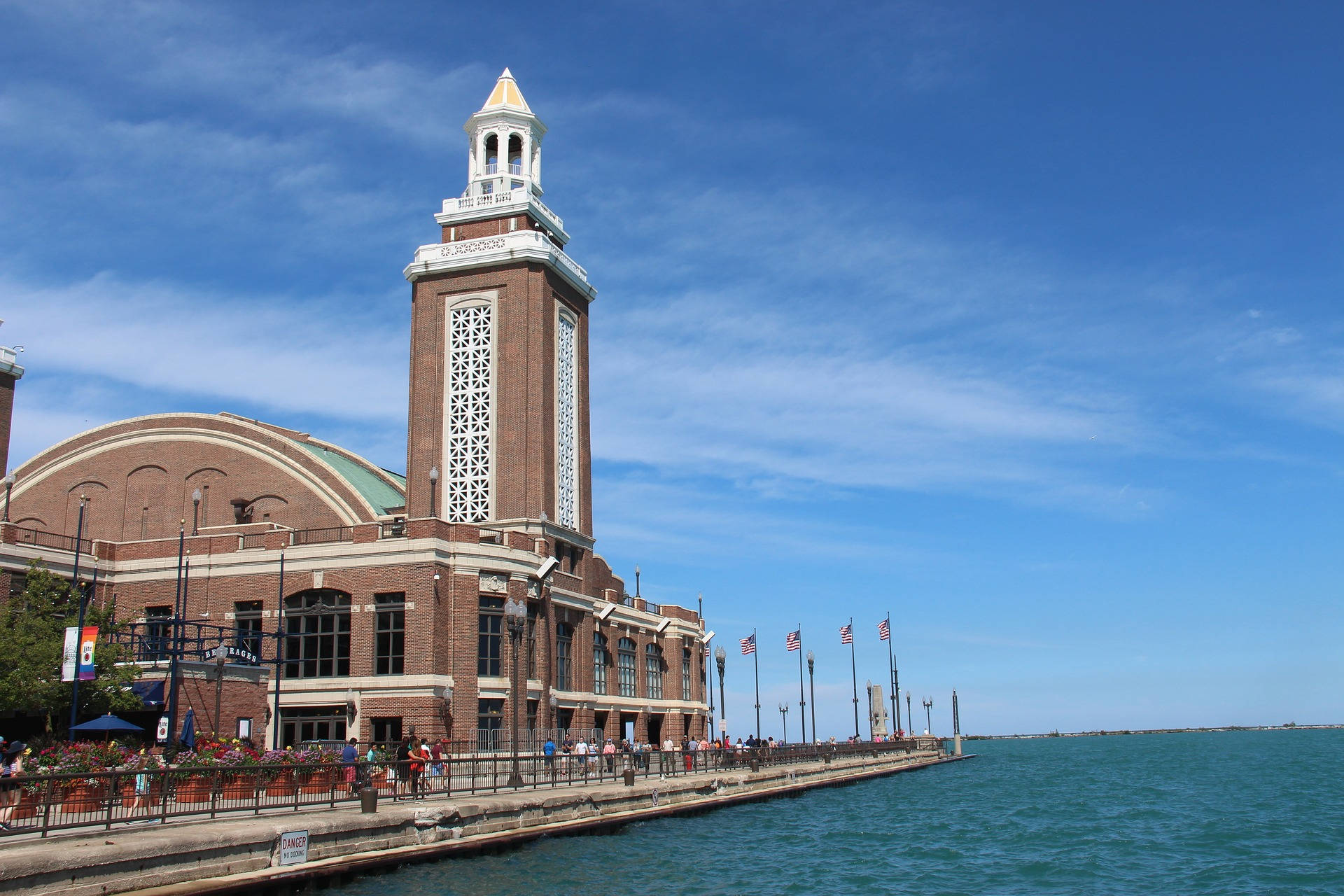 Navy Pier Headhouse Lake Michigan