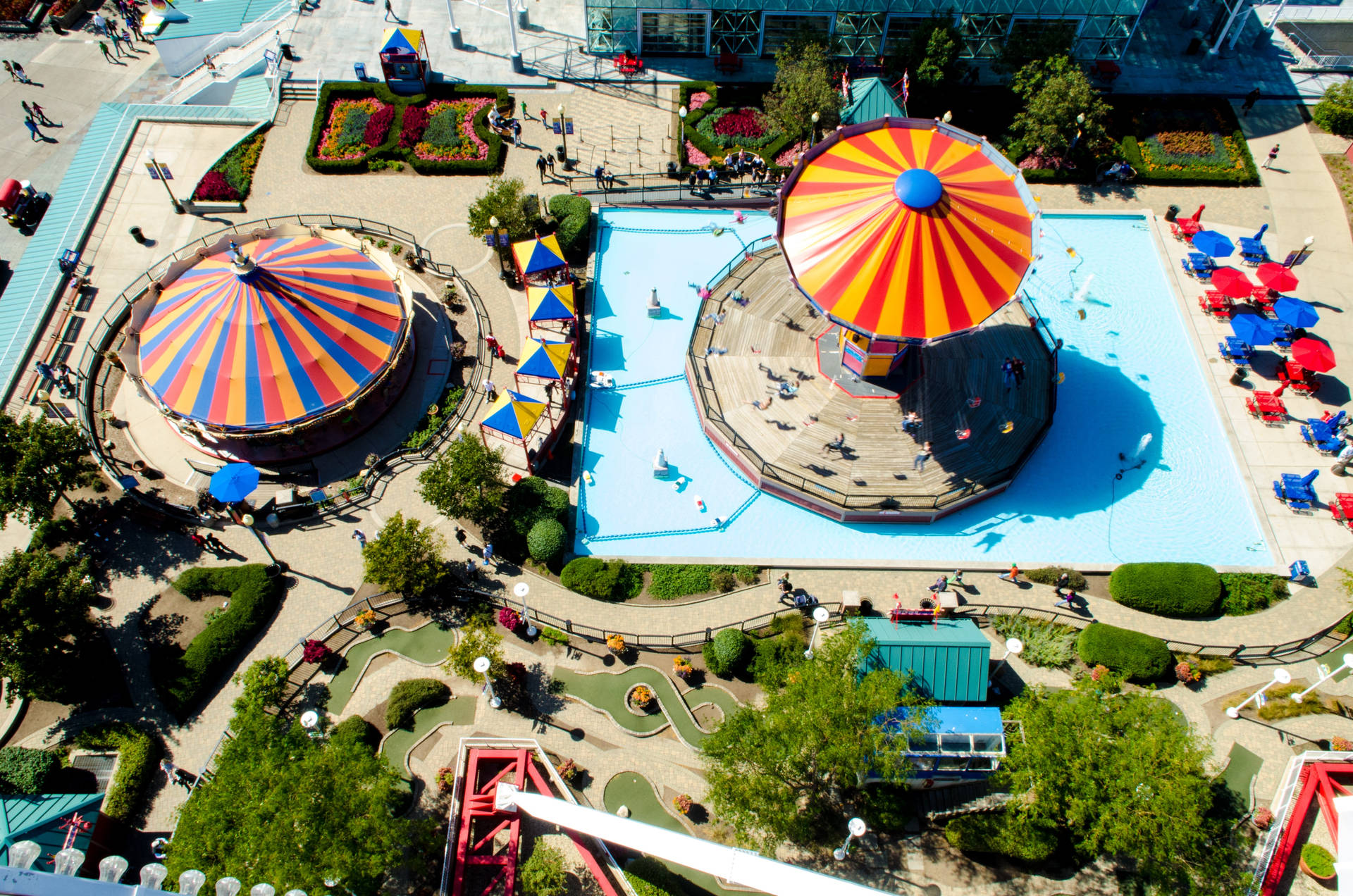 Navy Pier View From Wheel