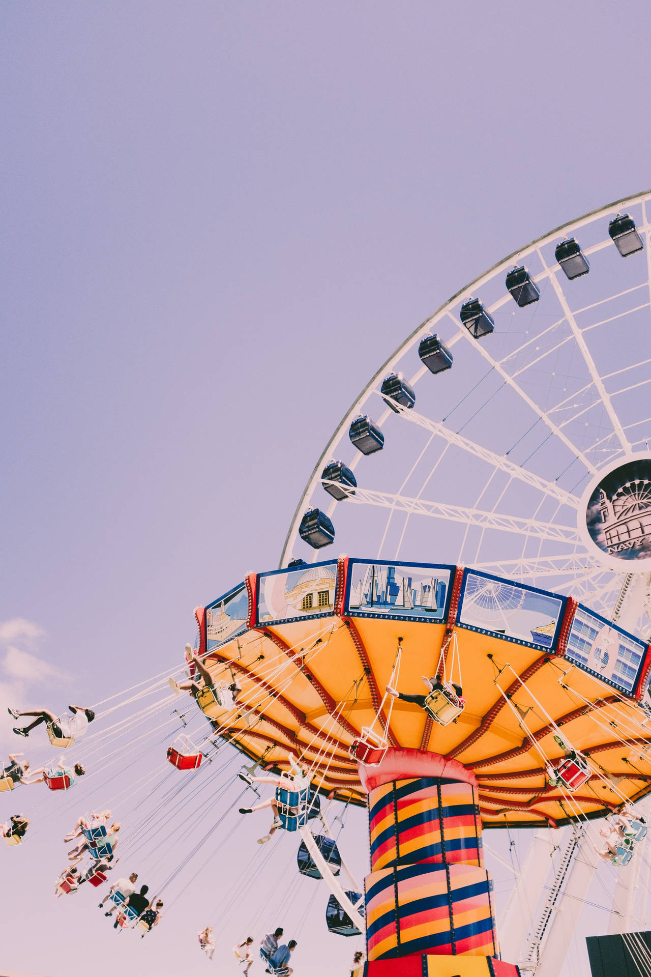 Navy Pier Wave Swinger Background