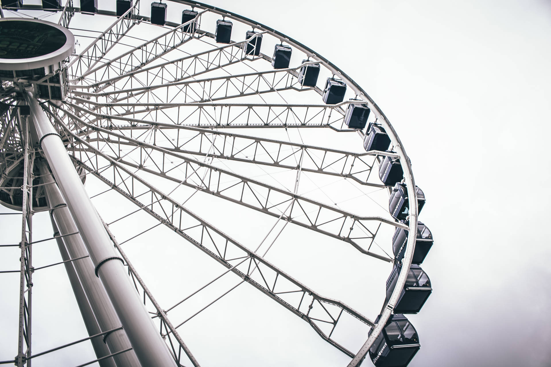 Navy Pier Wheel From Below