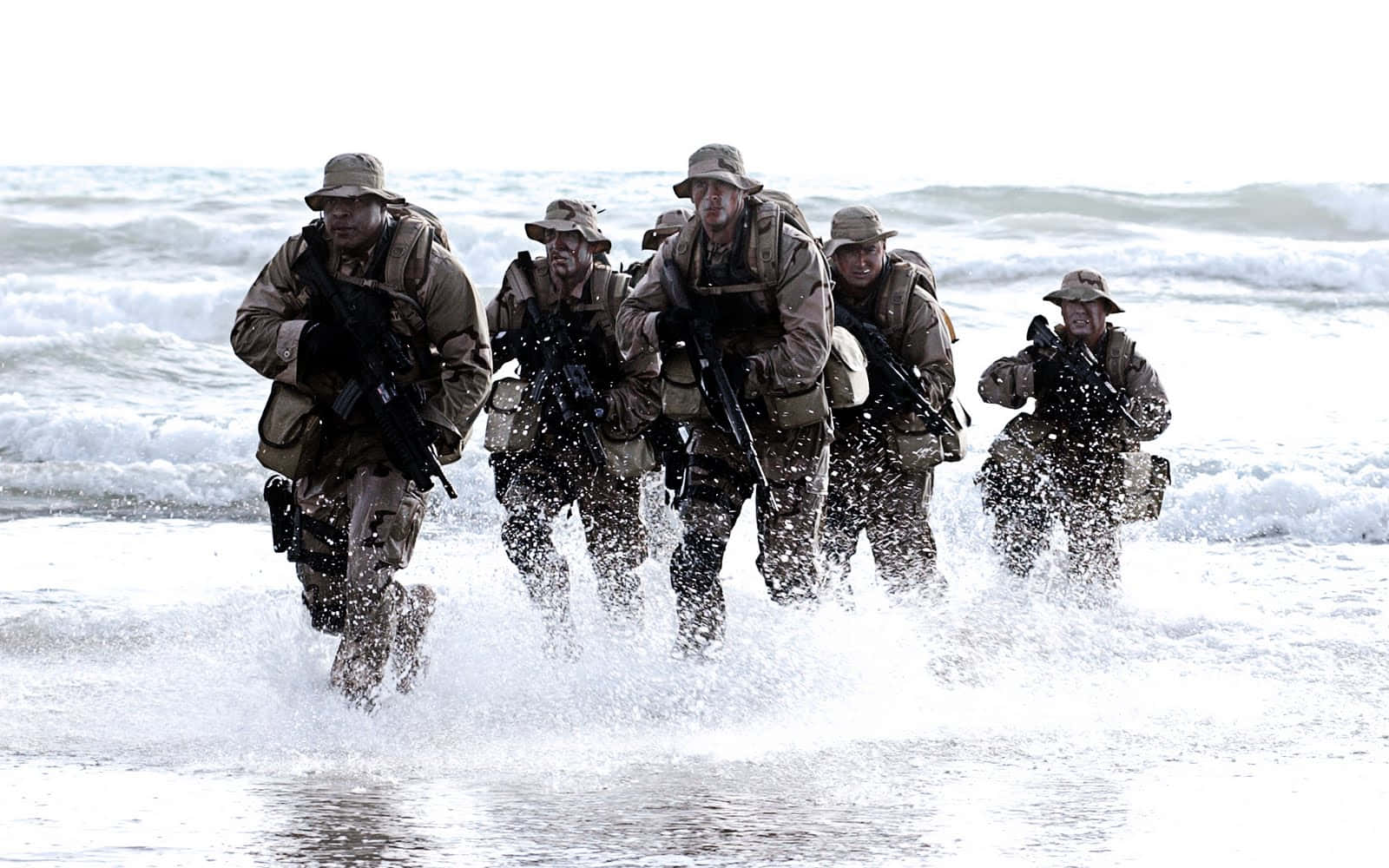 Navy Seals Bravely Protecting And Serving The Us Background